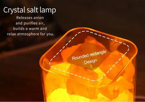 Crystal Light Himalayan Salt LED Lamp