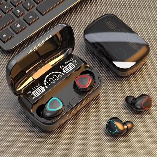 TWS I12 M19 Airpods Bluetooth Wireless Earbuds with Mic and Charging Case
