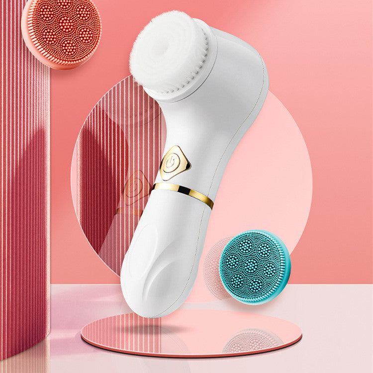 Electric Facial Cleanser Wash Face Cleaning Machine Skin Pore Cleaner Body Cleansing Massage Mini Beauty Massager Brush